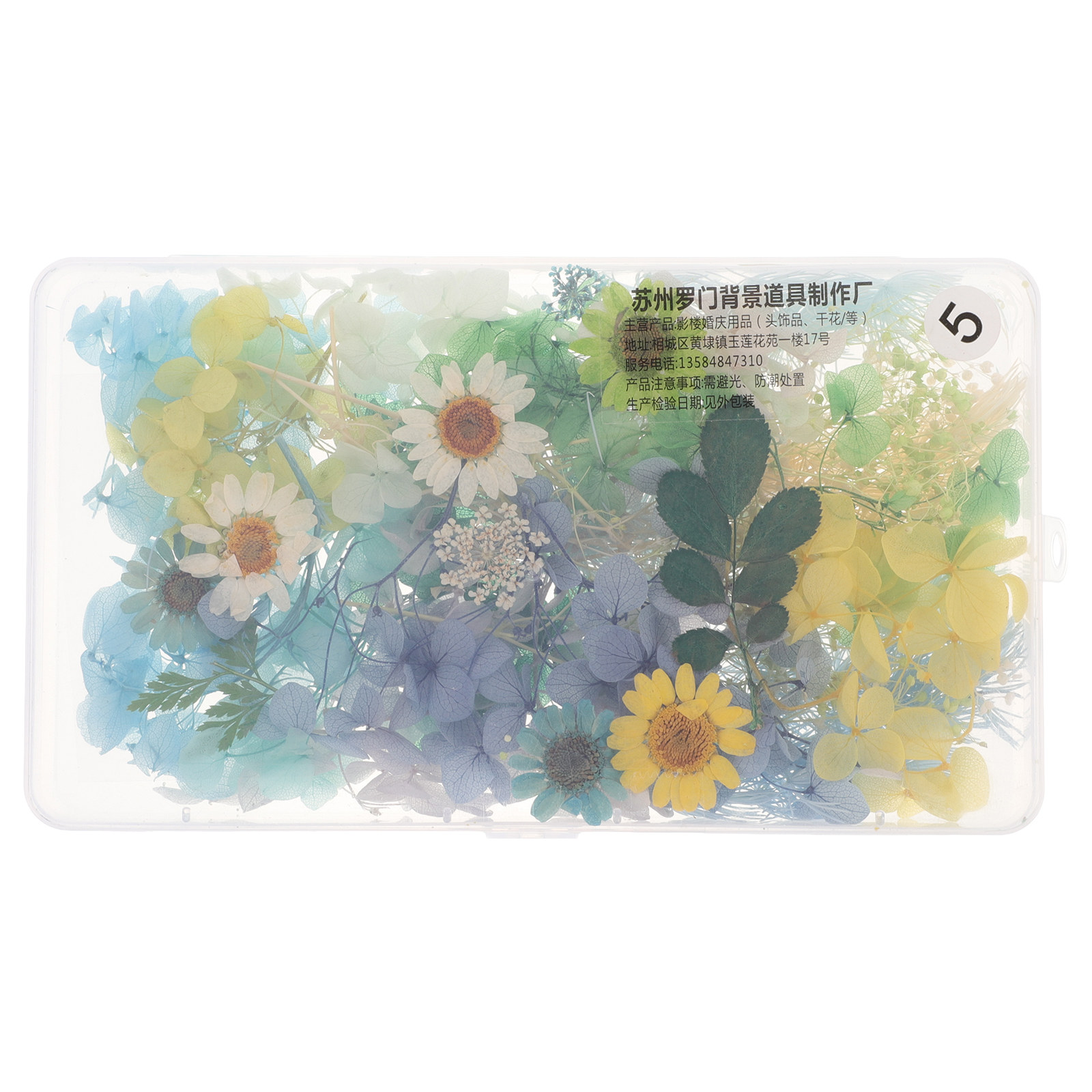 Crafting Resin - Kit de fleurs séchées pour coiffure