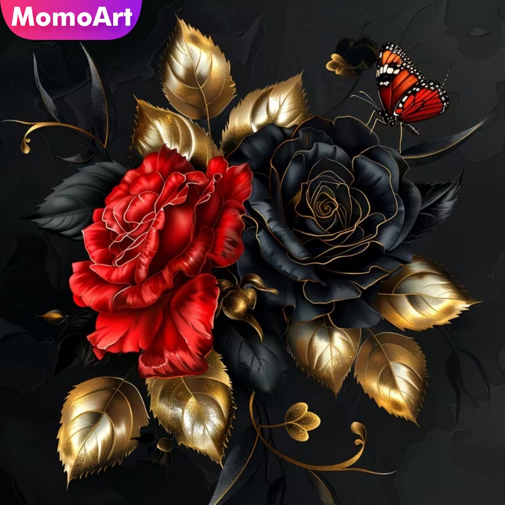 Resin Craft For Beginners - Momoart 5D bricolage diamant mosaïque fleur