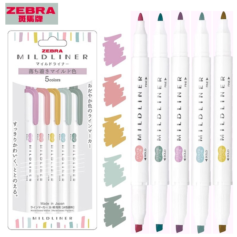 Stylo surligneur Zebra Mildlin - Zebra Pen Mildliner avis et prix